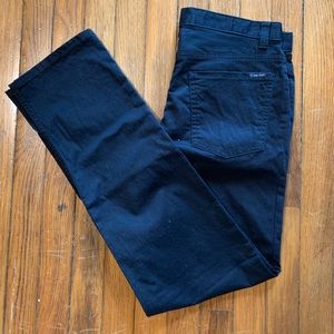 Calvin Klein 5 pocket Slim Fit Black Pants 29x30